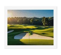 HETVBNS DIY Digital Painting by Numbers Kit for Adults Beginners - Green Golf Course Paint by Numbers Kits, DIY Acrylic Painting on Canvas for Home Decor 50x65cm