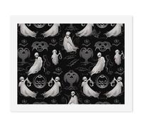 HETVBNS DIY Digital Painting by Numbers Kit for Adults Beginners - Halloween Goth Paint by Numbers Kits, DIY Acrylic Painting on Canvas for Home Decor 30x40cm