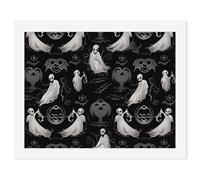 HETVBNS DIY Digital Painting by Numbers Kit for Adults Beginners - Halloween Goth Paint by Numbers Kits, DIY Acrylic Painting on Canvas for Home Decor 50x65cm