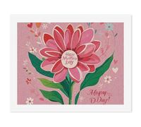 HETVBNS DIY Digital Painting by Numbers Kit for Adults Beginners - Happy Mother Day Paint by Numbers Kits, DIY Acrylic Painting on Canvas for Home Decor 50x65cm