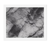 HETVBNS DIY Digital Painting by Numbers Kit for Adults Beginners - Light Black Marble Paint by Numbers Kits, DIY Acrylic Painting on Canvas for Home Decor 40x50cm