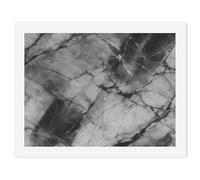 HETVBNS DIY Digital Painting by Numbers Kit for Adults Beginners - Light Black Marble Paint by Numbers Kits, DIY Acrylic Painting on Canvas for Home Decor 30x40cm