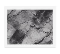 HETVBNS DIY Digital Painting by Numbers Kit for Adults Beginners - Light Black Marble Paint by Numbers Kits, DIY Acrylic Painting on Canvas for Home Decor 50x65cm