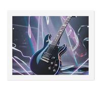 HETVBNS DIY Digital Painting by Numbers Kit for Adults Beginners - Magic Electric Guitar Music Paint by Numbers Kits, DIY Acrylic Painting on Canvas for Home Decor 50x65cm