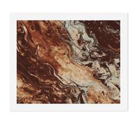 HETVBNS DIY Digital Painting by Numbers Kit for Adults Beginners - Marble Mixed Brown Paint by Numbers Kits, DIY Acrylic Painting on Canvas for Home Decor 60x75cm