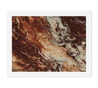 HETVBNS DIY Digital Painting by Numbers Kit for Adults Beginners - Marble Mixed Brown Paint by Numbers Kits, DIY Acrylic Painting on Canvas for Home Decor 30x40cm