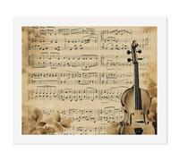 HETVBNS DIY Digital Painting by Numbers Kit for Adults Beginners - Music Notes Paint by Numbers Kits, DIY Acrylic Painting on Canvas for Home Decor 60x75cm