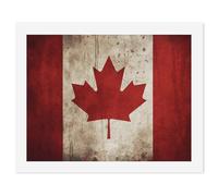 HETVBNS DIY Digital Painting by Numbers Kit for Adults Beginners - Retro Canada Flag Paint by Numbers Kits, DIY Acrylic Painting on Canvas for Home Decor 50x65cm