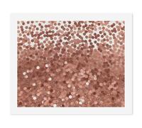 HETVBNS DIY Digital Painting by Numbers Kit for Adults Beginners - Rose Gold Glitter Paint by Numbers Kits, DIY Acrylic Painting on Canvas for Home Decor 40x50cm