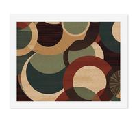 HETVBNS DIY Digital Painting by Numbers Kit for Adults Beginners - Shapes And Circles Paint by Numbers Kits, DIY Acrylic Painting on Canvas for Home Decor 50x65cm