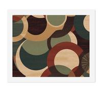 HETVBNS DIY Digital Painting by Numbers Kit for Adults Beginners - Shapes And Circles Paint by Numbers Kits, DIY Acrylic Painting on Canvas for Home Decor 40x50cm