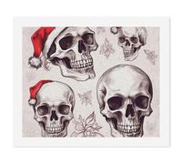 HETVBNS DIY Digital Painting by Numbers Kit for Adults Beginners - Sketchy Skulls Paint by Numbers Kits, DIY Acrylic Painting on Canvas for Home Decor 60x75cm