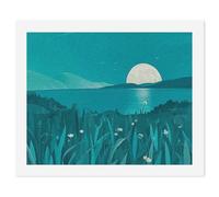 HETVBNS DIY Digital Painting by Numbers Kit for Adults Beginners - Teal Blue Paint by Numbers Kits, DIY Acrylic Painting on Canvas for Home Decor 60x75cm