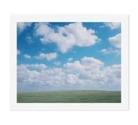 HETVBNS DIY Digital Painting by Numbers Kit for Adults Beginners - White Clouds Sky Paint by Numbers Kits, DIY Acrylic Painting on Canvas for Home Decor 50x65cm