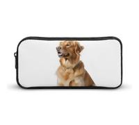 HETVBNS Dog Pencil Case Large Capacity Zipper Pouch, Durable Pencil Box Organizer, Portable Small Cosmetic Bag for Office, Travel