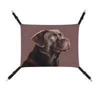 HETVBNS Dog Pet Hammock for Cats & Dogs, Soft Breathable Canvas Hanging Hammock with Adjustable Straps, Comfortable & Durable Hanging Bed for Small to Medium Pets