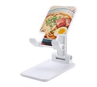HETVBNS Doodle Style Noodles Phone Stand for Desk - Adjustable & Foldable Tablet Stand Portable Cell Phone Stand Holder Compatible with 4-13" Smartphones, Tablets