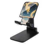 HETVBNS Dragon Rainbow Bridge Phone Stand for Desk - Adjustable & Foldable Tablet Stand Portable Cell Phone Stand Holder Compatible with 4-13" Smartphones, Tablets