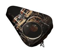 HETVBNS Drum Set Bike Seat Cover Waterproof Bicycle Seat Cover