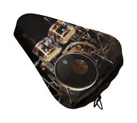 HETVBNS Drum Set Bike Seat Cover Waterproof Bicycle Seat Cover
