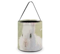 HETVBNS Easter Rabbit Candy Bag Halloween Trick Or Treat Bucket 7.9x8.3in, Reusable Gift Bags for Party Holiday Wedding