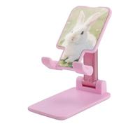 HETVBNS Easter Rabbit Phone Stand for Desk - Adjustable & Foldable Tablet Stand Portable Cell Phone Stand Holder Compatible with 4-13” Smartphones, Tablets