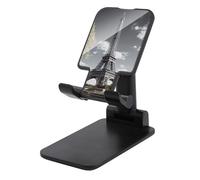 HETVBNS Eiffel Tower Phone Stand for Desk - Adjustable & Foldable Tablet Stand Portable Cell Phone Stand Holder Compatible with 4-13" Smartphones, Tablets