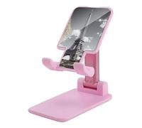 HETVBNS Eiffel Tower Phone Stand for Desk - Adjustable & Foldable Tablet Stand Portable Cell Phone Stand Holder Compatible with 4-13" Smartphones, Tablets