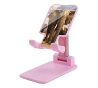 HETVBNS Elephant Family Phone Stand for Desk - Adjustable & Foldable Tablet Stand Portable Cell Phone Stand Holder Compatible with 4-13" Smartphones, Tablets