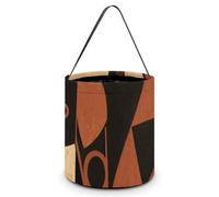 HETVBNS Elephant March Print Candy Bag Halloween Trick Or Treat Bucket 7.9x8.3in, Reusable Gift Bags for Party Holiday Wedding