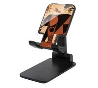 HETVBNS Elephant March Print Phone Stand for Desk - Adjustable & Foldable Tablet Stand Portable Cell Phone Stand Holder Compatible with 4-13" Smartphones, Tablets