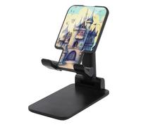 HETVBNS Fairytale Castle Phone Stand for Desk - Adjustable & Foldable Tablet Stand Portable Cell Phone Stand Holder Compatible with 4-13" Smartphones, Tablets