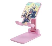 HETVBNS Fairytale Castle Phone Stand for Desk - Adjustable & Foldable Tablet Stand Portable Cell Phone Stand Holder Compatible with 4-13" Smartphones, Tablets