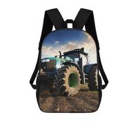 HETVBNS Farm Tractor Backpack for Women Men, Durable 600D Polyester Bookbag with Large Capacity, Lightweight 17 Inch Laptop Backpack Minimalism Casual Daypack for Work, Travel