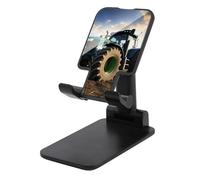 HETVBNS Farm Tractor Phone Stand for Desk - Adjustable & Foldable Tablet Stand Portable Cell Phone Stand Holder Compatible with 4-13" Smartphones, Tablets