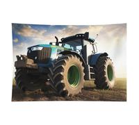 HETVBNS Farm Tractor Tapestry Wall Hanging - 40"x60" Aesthetic Tapestries Soft Polyester Wall Art Decor Large Tapestry for Bedroom Living Room Dorm Backdrop, Hanging Kit Included
