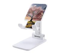HETVBNS Flower and Tree Phone Stand for Desk - Adjustable & Foldable Tablet Stand Portable Cell Phone Stand Holder Compatible with 4-13" Smartphones, Tablets