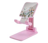 HETVBNS Flower Bicycle Phone Stand for Desk - Adjustable & Foldable Tablet Stand Portable Cell Phone Stand Holder Compatible with 4-13" Smartphones, Tablets