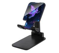 HETVBNS Fluorescent Fairy Phone Stand for Desk - Adjustable & Foldable Tablet Stand Portable Cell Phone Stand Holder Compatible with 4-13" Smartphones, Tablets