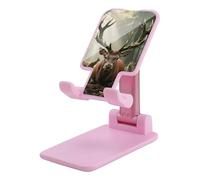 HETVBNS Forest Wildlife Phone Stand for Desk - Adjustable & Foldable Tablet Stand Portable Cell Phone Stand Holder Compatible with 4-13" Smartphones, Tablets