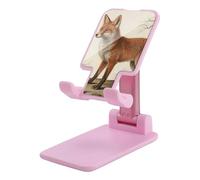 HETVBNS Fox Phone Stand for Desk - Adjustable & Foldable Tablet Stand Portable Cell Phone Stand Holder Compatible with 4-13" Smartphones, Tablets