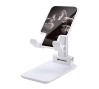 HETVBNS French Bulldog Phone Stand for Desk - Adjustable & Foldable Tablet Stand Portable Cell Phone Stand Holder Compatible with 4-13" Smartphones, Tablets