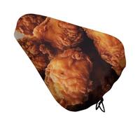 HETVBNS Fried Chicken Nuggets Bike Seat Cover Waterproof Bicycle Seat Cover