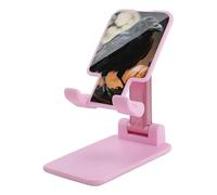 HETVBNS Frightening Halloween Crow Phone Stand for Desk - Adjustable & Foldable Tablet Stand Portable Cell Phone Stand Holder Compatible with 4-13" Smartphones, Tablets