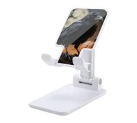 HETVBNS Frightening Halloween Crow Phone Stand for Desk - Adjustable & Foldable Tablet Stand Portable Cell Phone Stand Holder Compatible with 4-13" Smartphones, Tablets