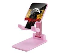 HETVBNS Germany Flag Eagle Phone Stand for Desk - Adjustable & Foldable Tablet Stand Portable Cell Phone Stand Holder Compatible with 4-13" Smartphones, Tablets