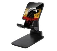 HETVBNS Germany Flag Eagle Phone Stand for Desk - Adjustable & Foldable Tablet Stand Portable Cell Phone Stand Holder Compatible with 4-13" Smartphones, Tablets