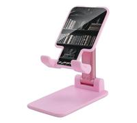 HETVBNS Goth Bookshelf Phone Stand for Desk - Adjustable & Foldable Tablet Stand Portable Cell Phone Stand Holder Compatible with 4-13" Smartphones, Tablets