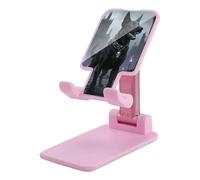 HETVBNS Gothic Black Dog Phone Stand for Desk - Adjustable & Foldable Tablet Stand Portable Cell Phone Stand Holder Compatible with 4-13" Smartphones, Tablets