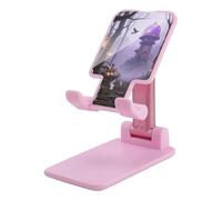 HETVBNS Gothic Fog Forest Phone Stand for Desk - Adjustable & Foldable Tablet Stand Portable Cell Phone Stand Holder Compatible with 4-13" Smartphones, Tablets